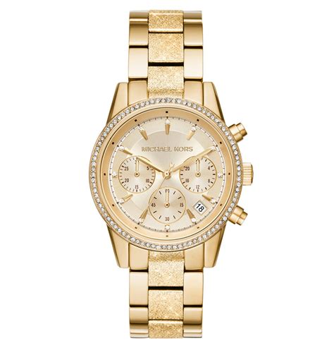 michael kors uhren damen gold karstadt|michael kors gold watches.